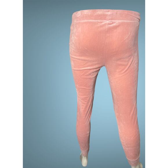 Pink Velour Jogger Pants - Picture 3 of 3